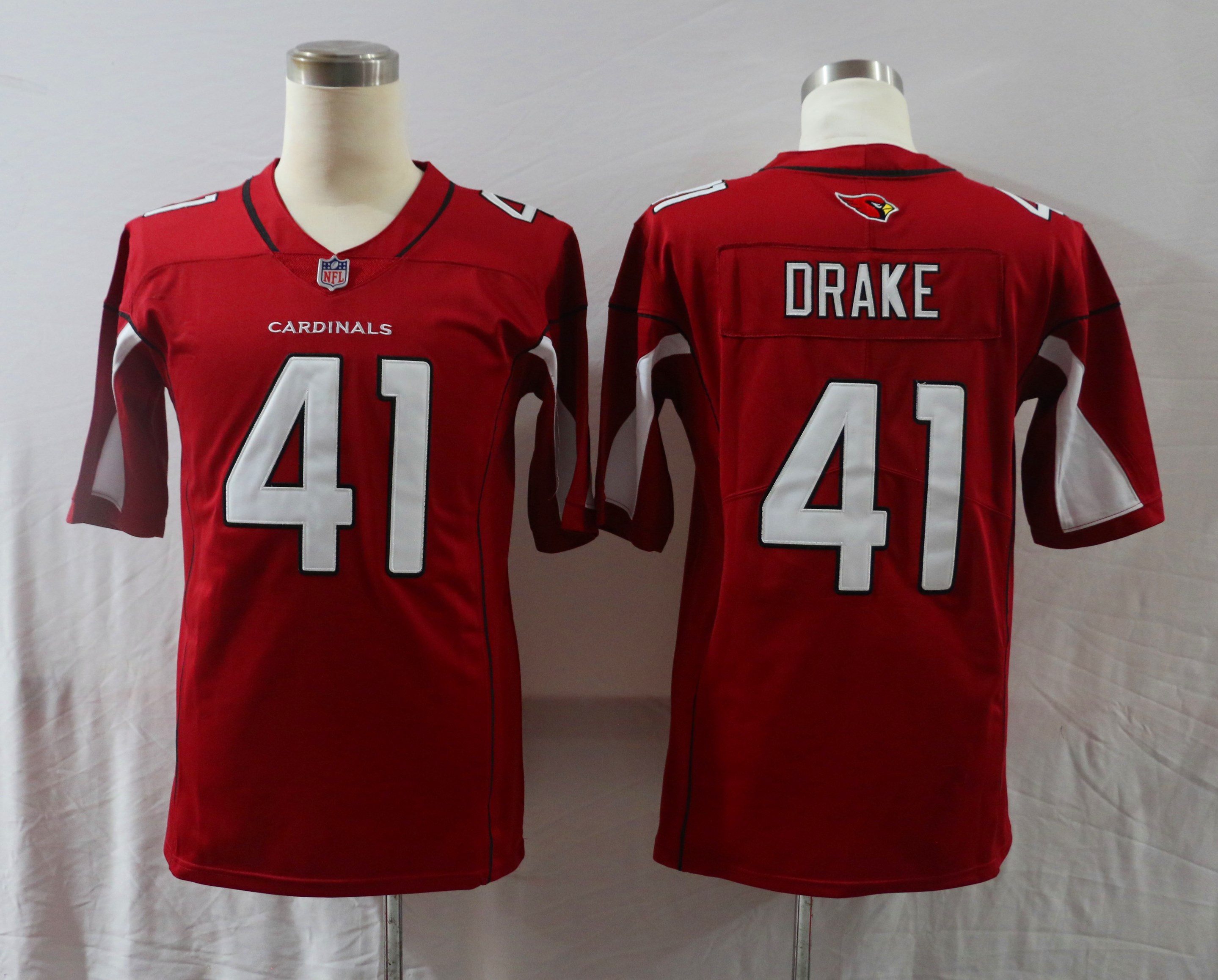 Men's Arizona Cardinals Kenyan Drake #41 Red Jersey